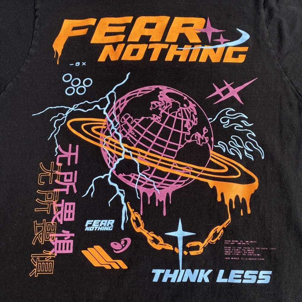 Cornerstore Bodega Men's T Shirt Size S Fear Nothing Think Less Black Graphic - Picture 11 of 14